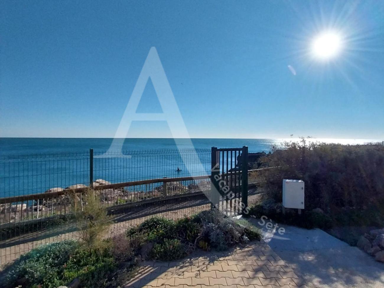 40 M², 1Ere Ligne Mer, Dernier Etage Avec Ascenseur Sete Exterior photo